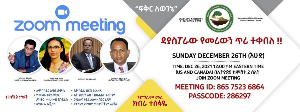 zoom ethiopian diaspora meeting